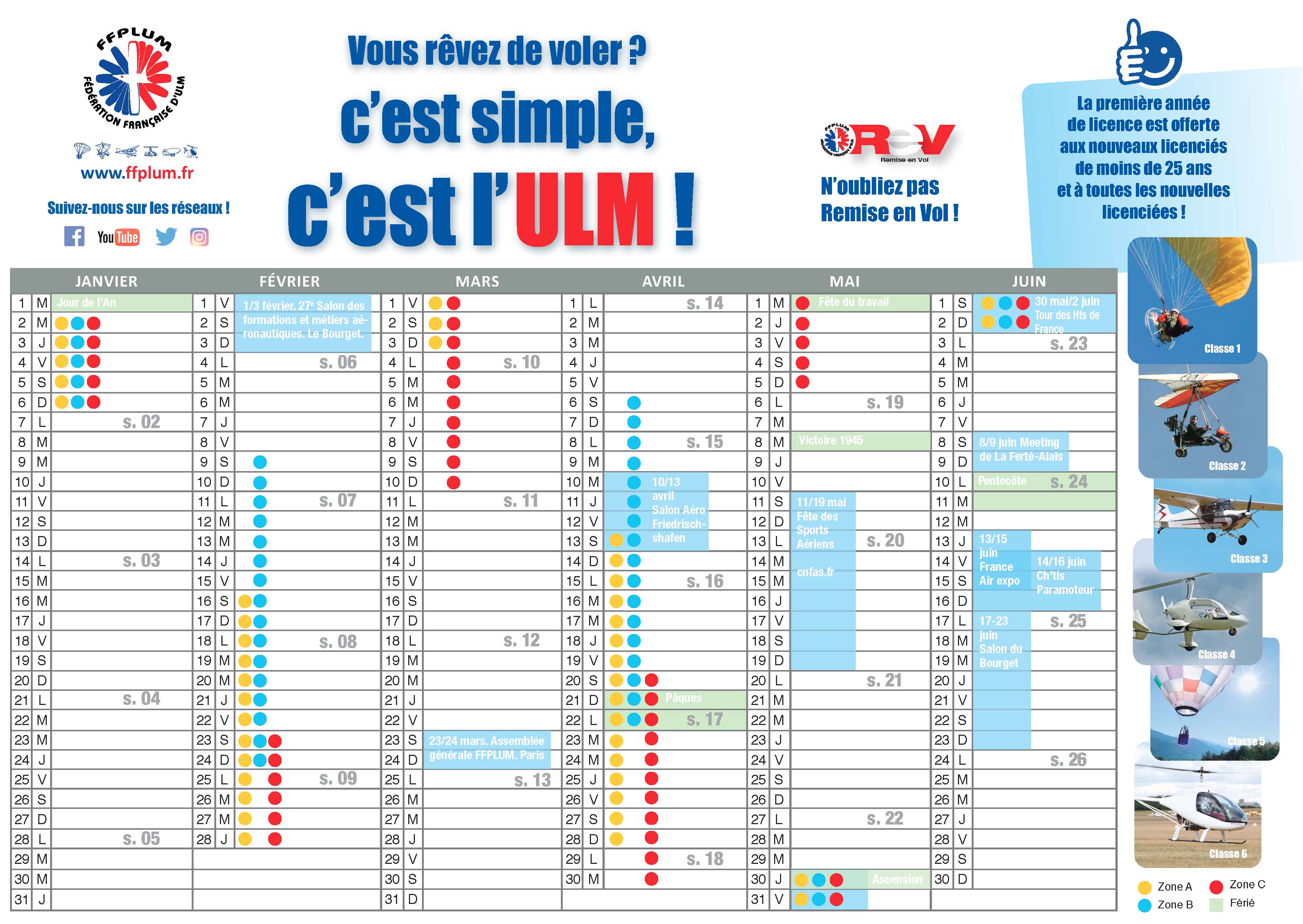 calendrier 2019 RV Page 1