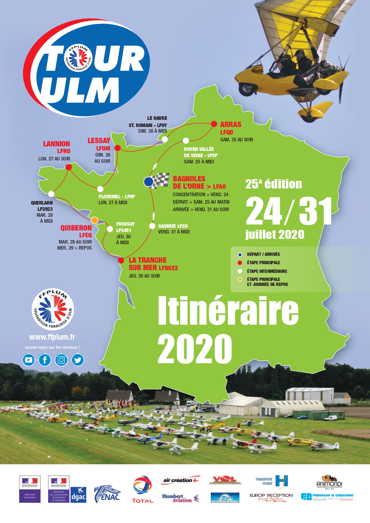 Le blog du Tour ULM 2020
