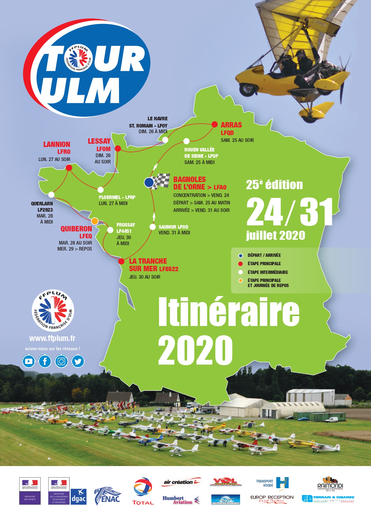 Carte TOUR ULM